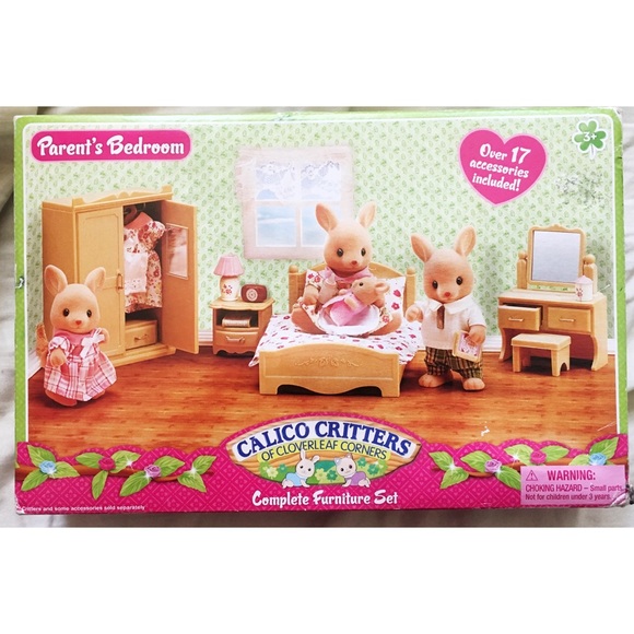 Calico Critters Bedroom Set Nwt
